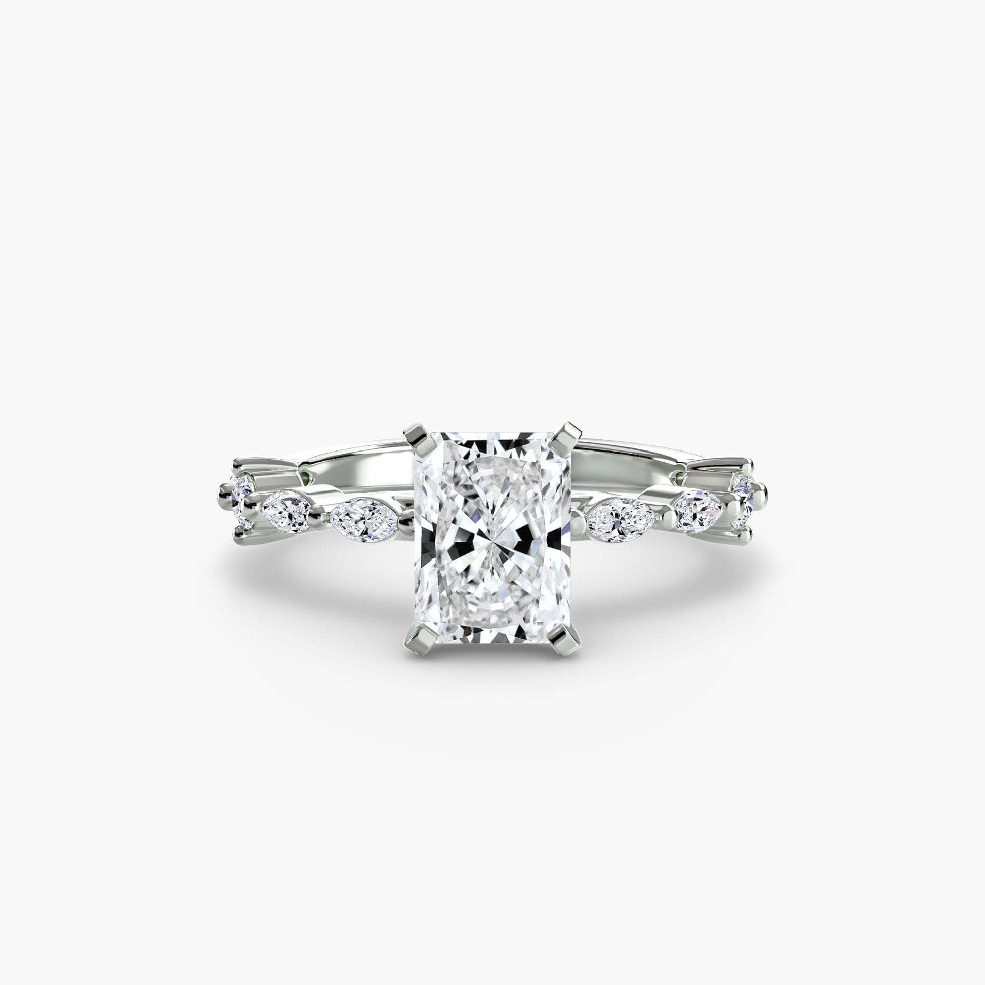 Solitaire with Eternity Pavé.