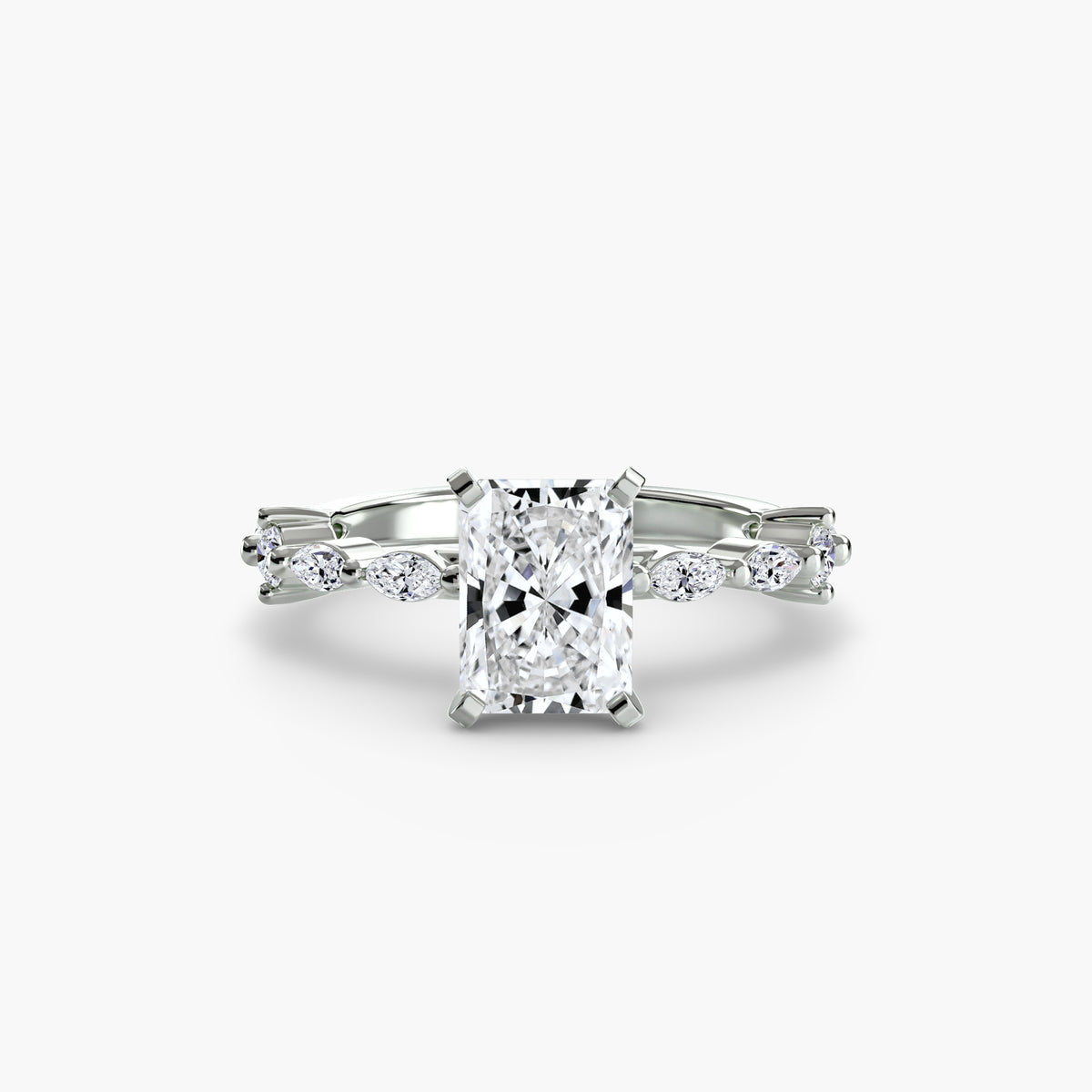 Solitaire with Eternity Pavé.