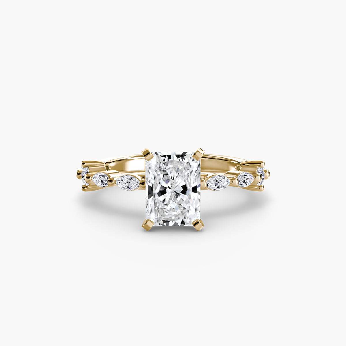 Solitaire with Eternity Pavé.