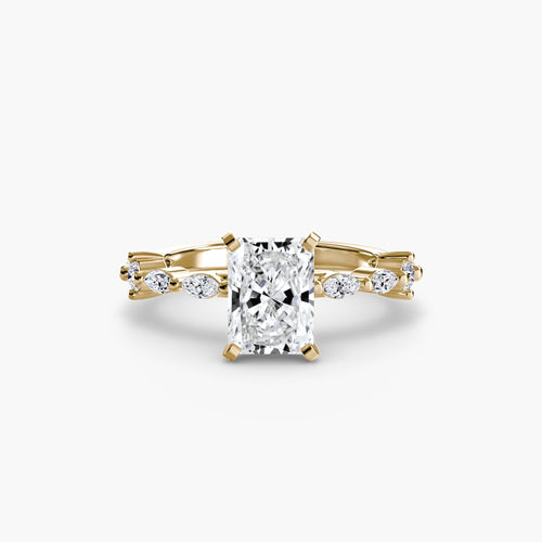 Solitaire with Eternity Pavé.