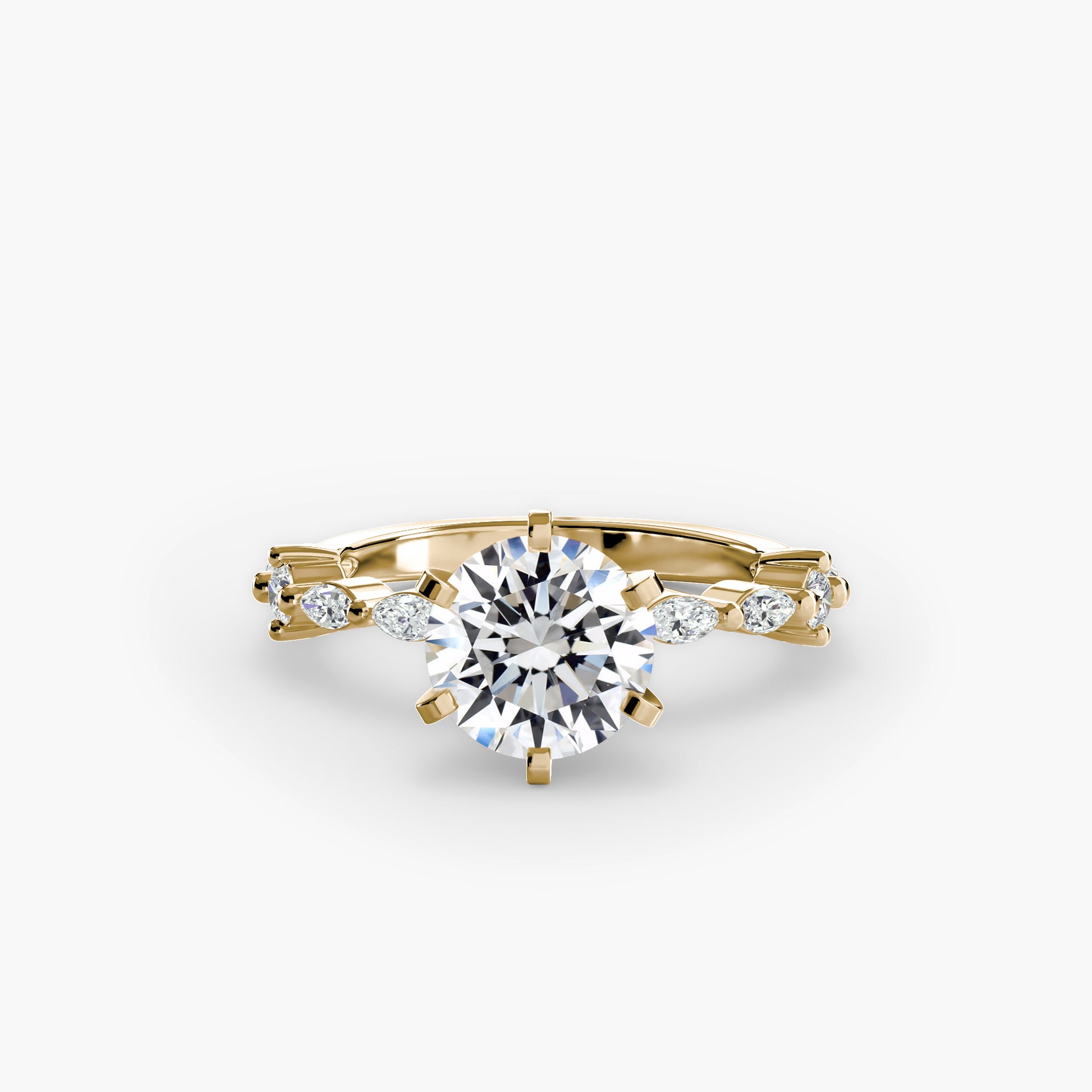 Solitaire with Eternity Pavé.