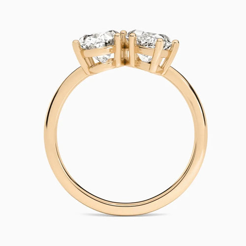 Josie - Oval and Marquise Toi et Moi Lab Grown Diamond Engagement Ring Raphana Jewellery
