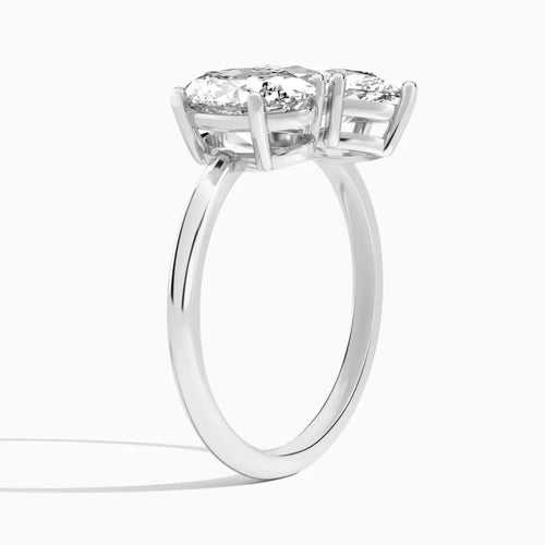 Josie - Oval and Marquise Toi et Moi Lab Grown Diamond Engagement Ring Raphana Jewellery