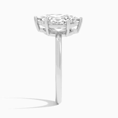 Josie - Oval and Marquise Toi et Moi Lab Grown Diamond Engagement Ring Raphana Jewellery