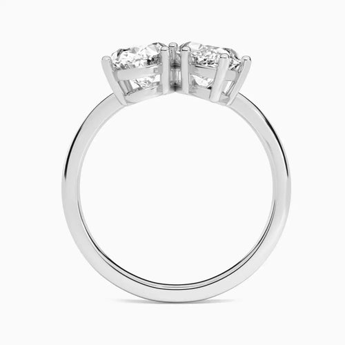 Josie - Oval and Marquise Toi et Moi Lab Grown Diamond Engagement Ring Raphana Jewellery