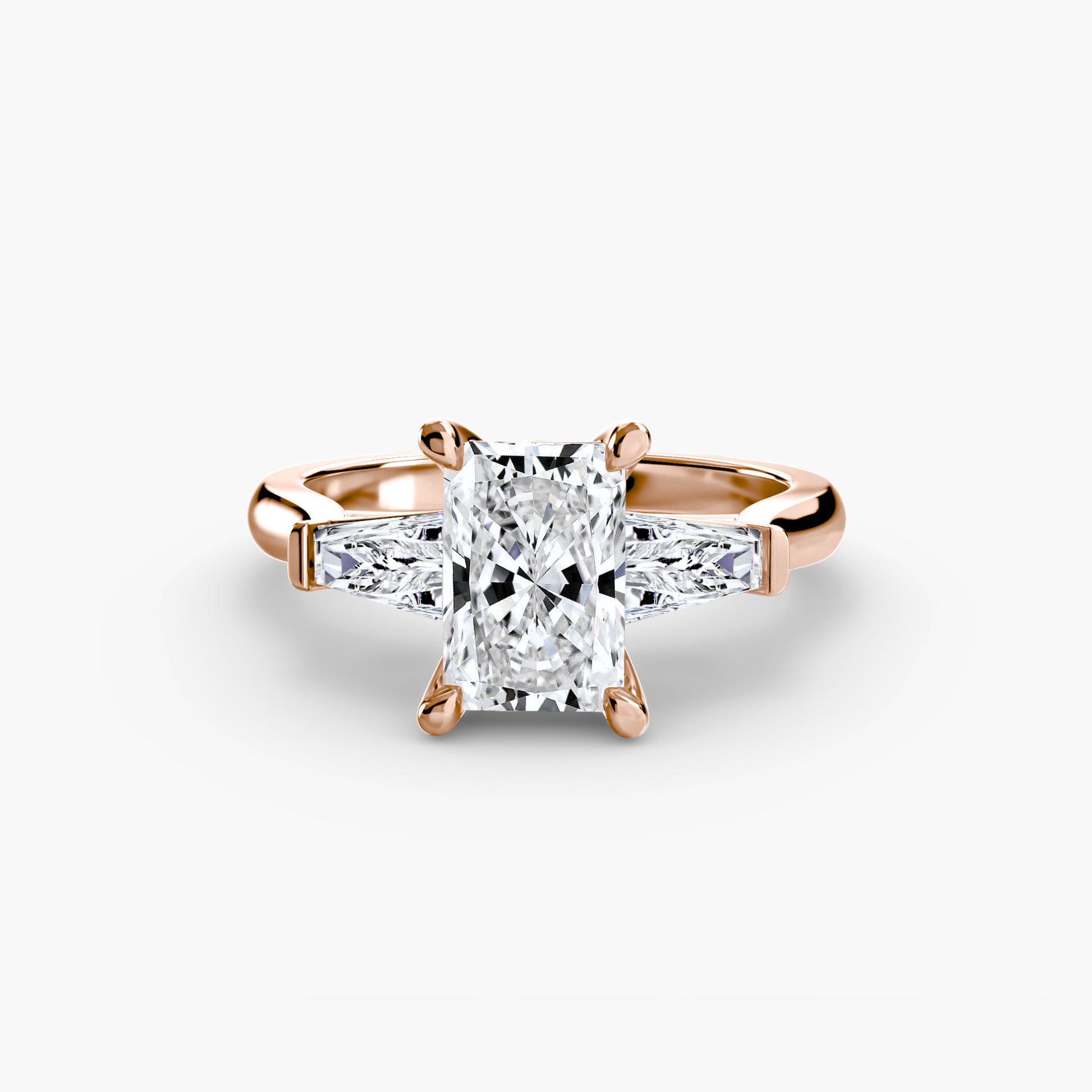 Three-Stone Ring (Baguette Side Stones) 2.