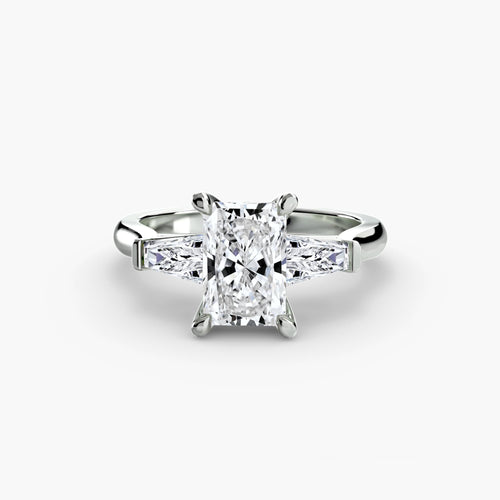 Three-Stone Ring (Baguette Side Stones) 2.