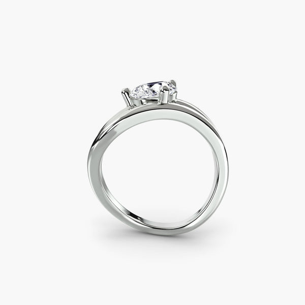 Vera - Wave Lab Grown Diamond Engagement Ring