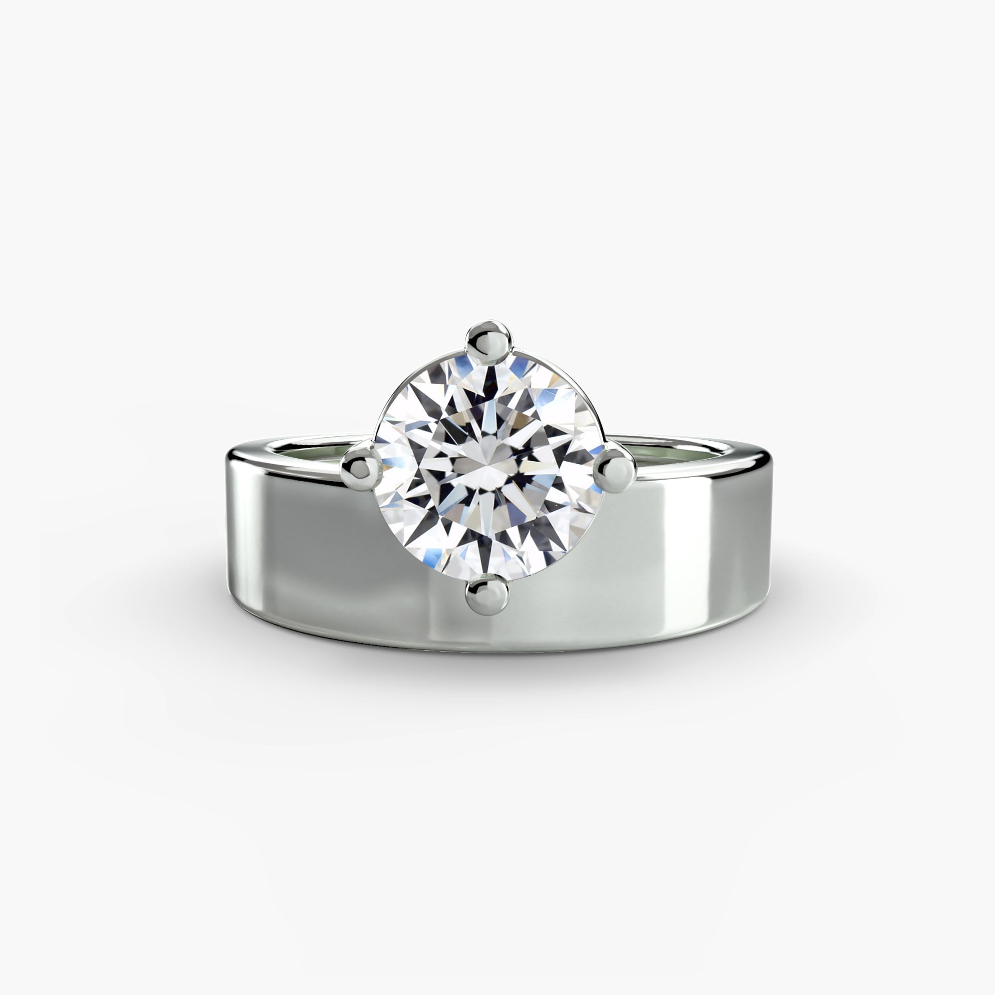 Wide Band Solitaire.
