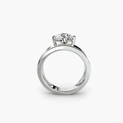 Wide Band Solitaire.