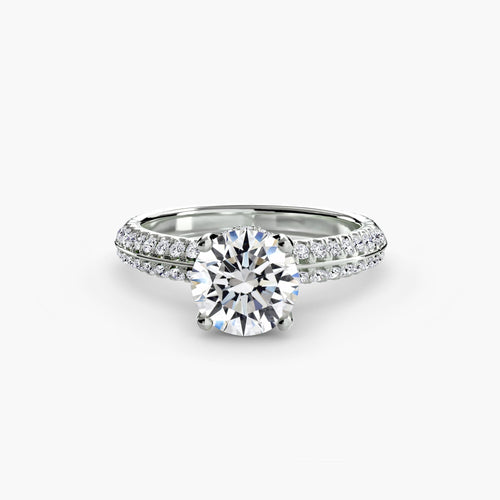 Solitaire with Pavé.