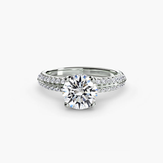 Solitaire with Pavé.