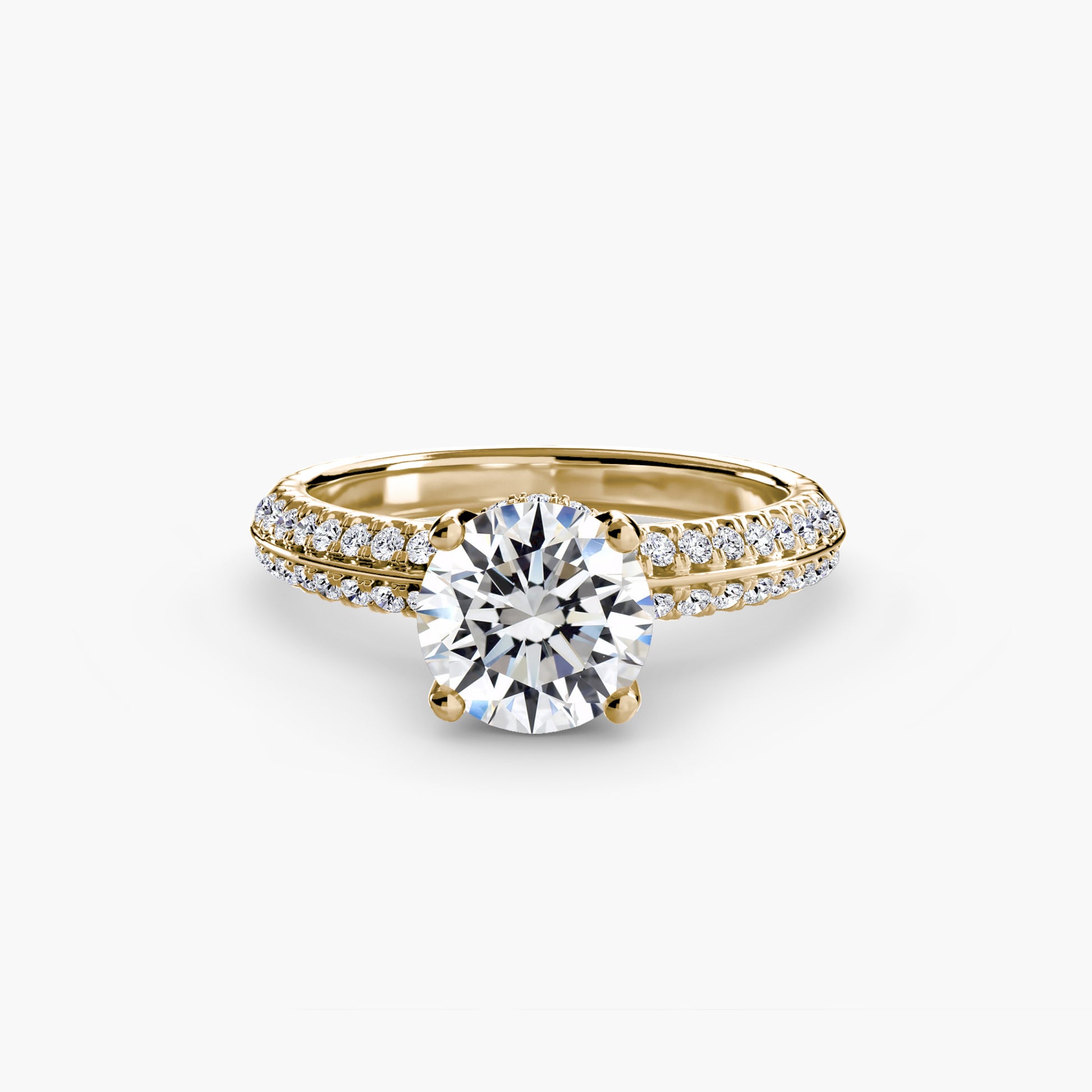 Solitaire with Pavé.