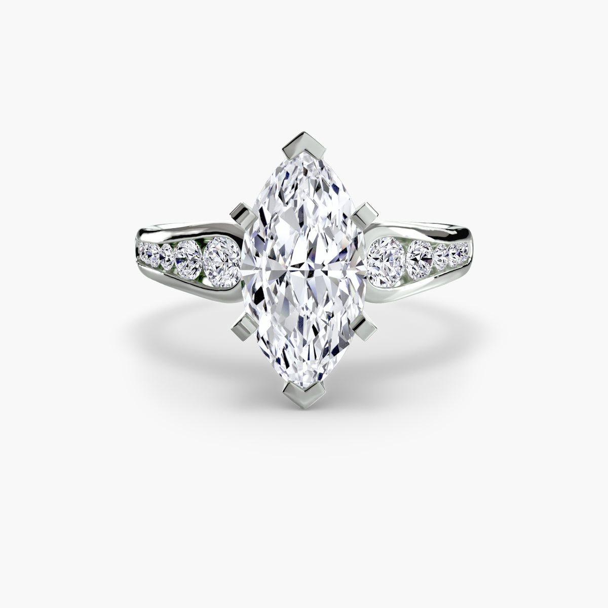 Solitaire with Pavé 2.