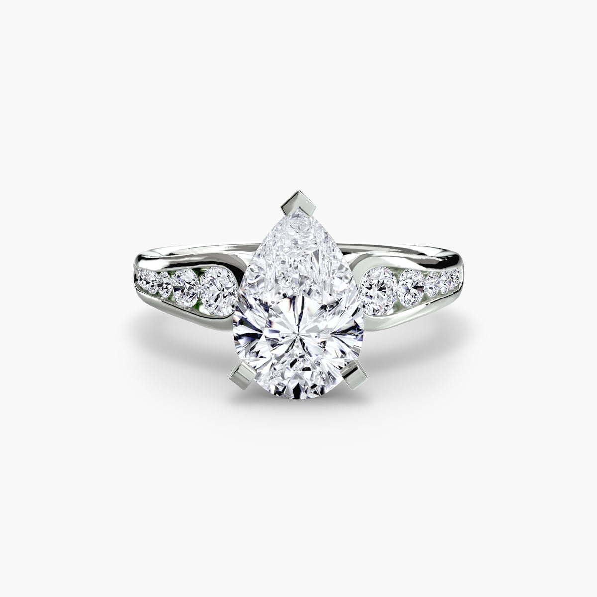 Solitaire with Pavé 2.