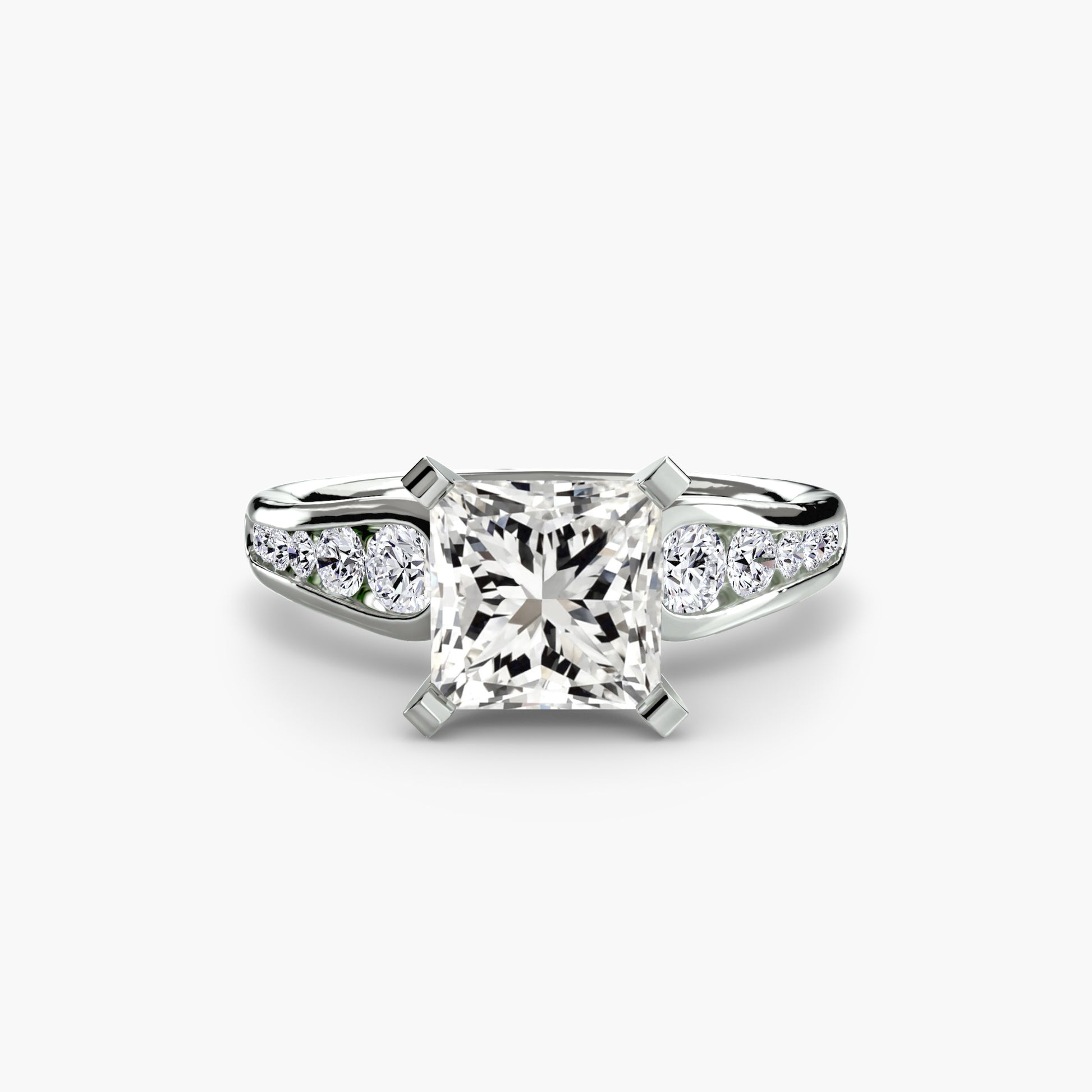 Solitaire with Pavé 2.