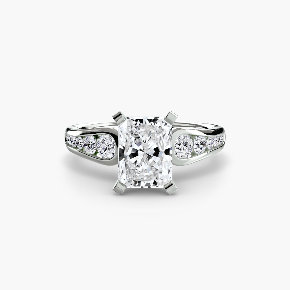 Solitaire with Pavé 2.