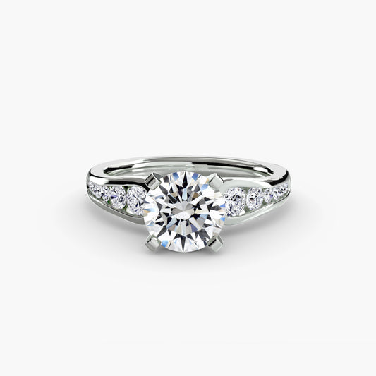 Solitaire with Pavé 2.