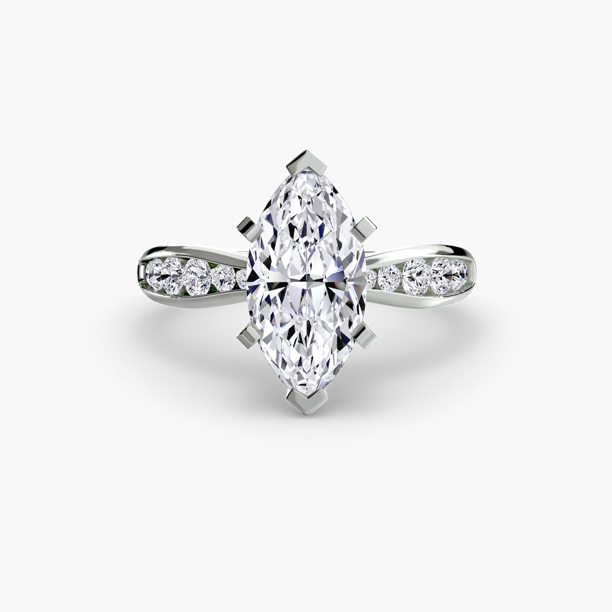 Solitaire with Pavé 3.