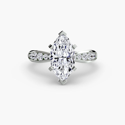 Solitaire with Pavé 3.