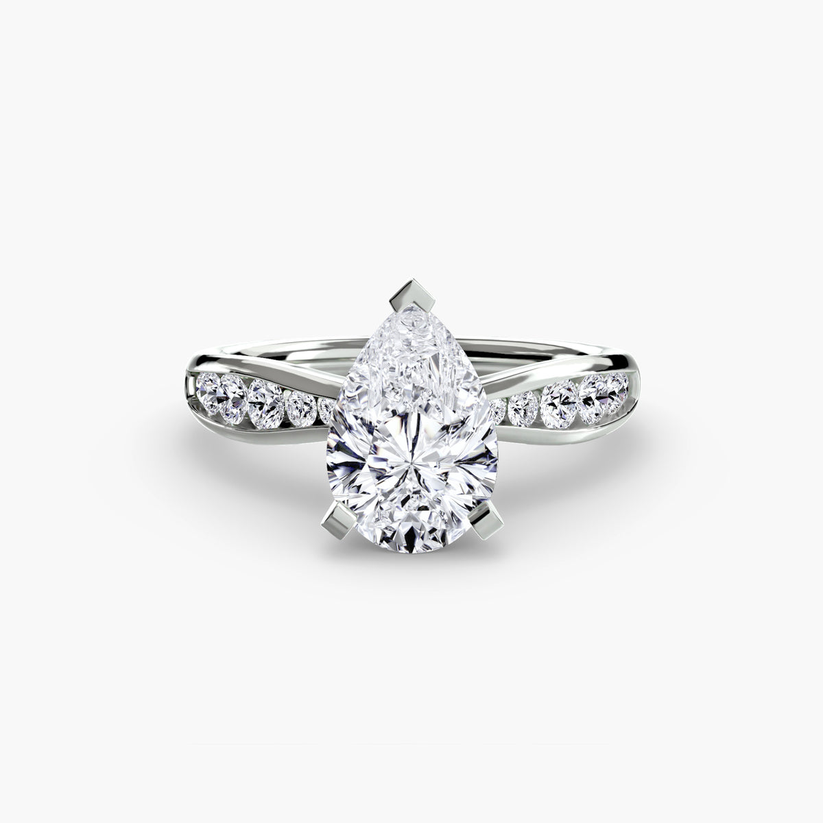 Solitaire with Pavé 3.