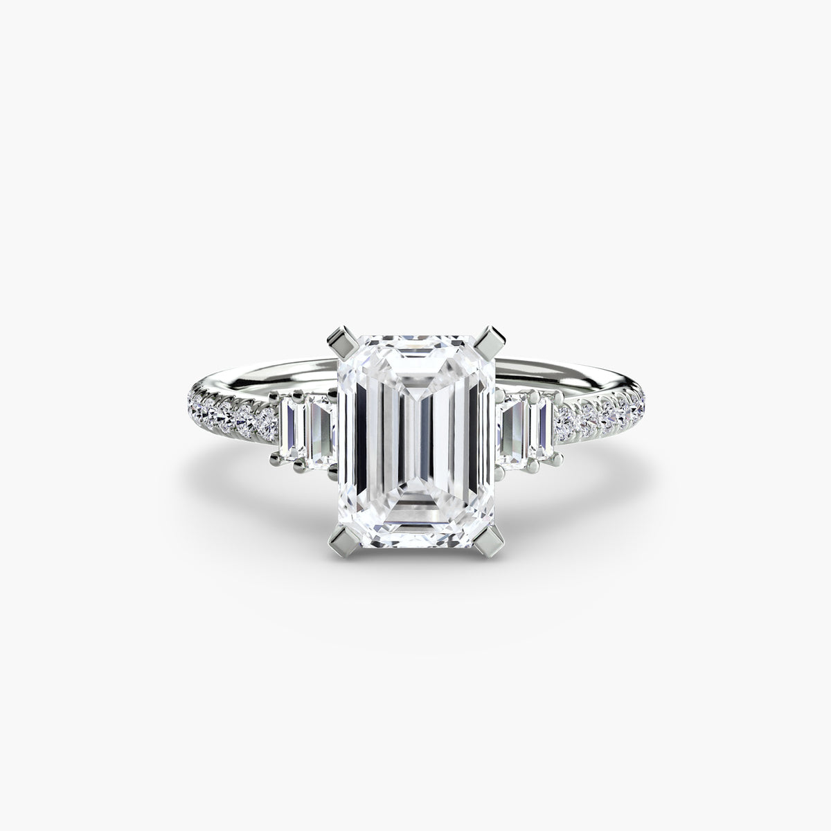 Solitaire with Pavé 4.