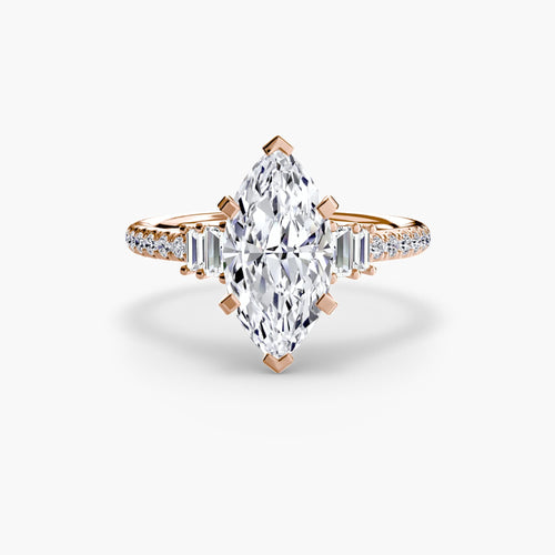 Solitaire with Pavé 4.