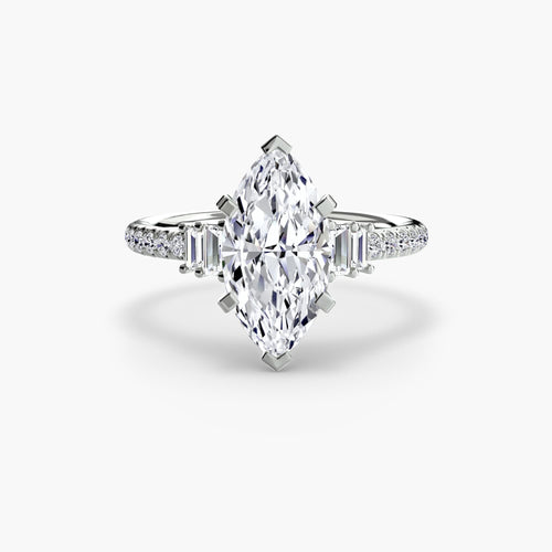 Solitaire with Pavé 4.