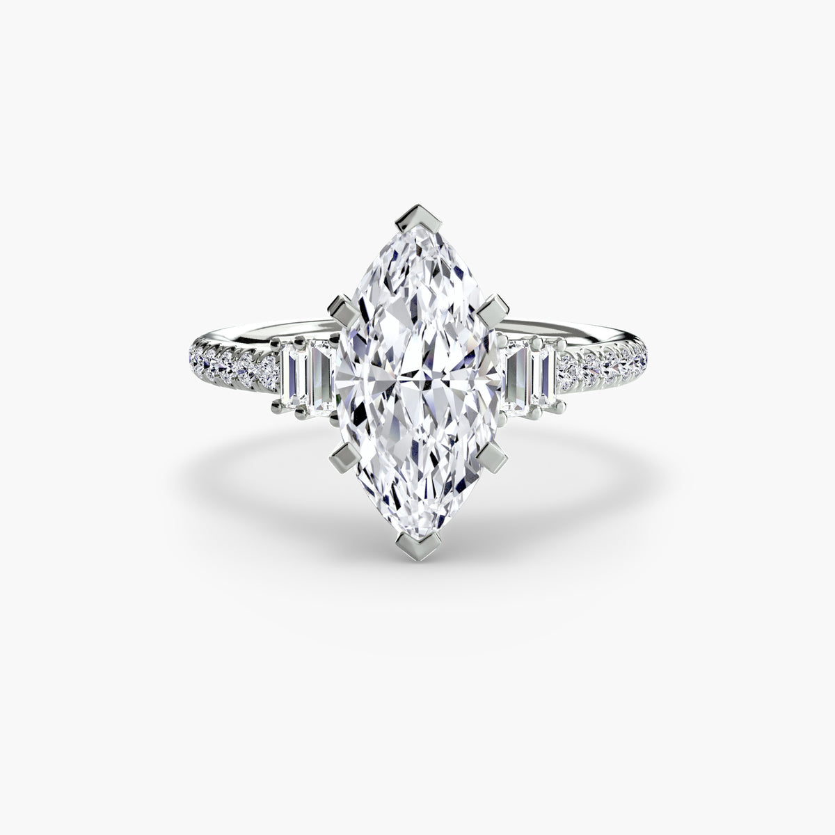Solitaire with Pavé 4.