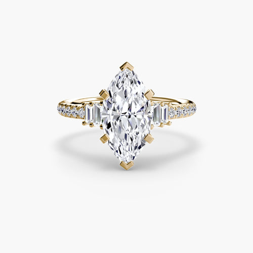 Solitaire with Pavé 4.