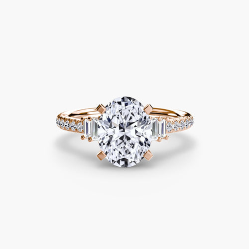 Solitaire with Pavé 4.