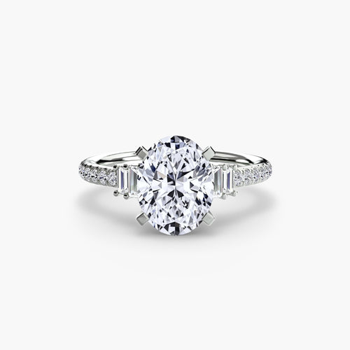Solitaire with Pavé 4.