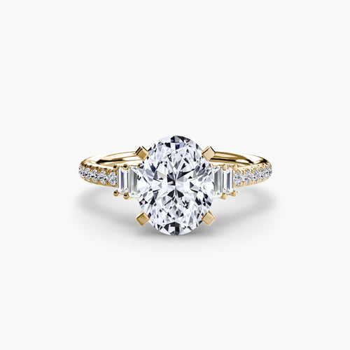 Solitaire with Pavé 4.