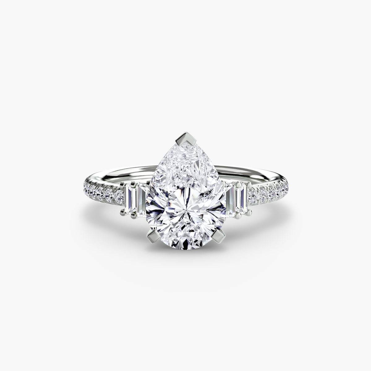 Solitaire with Pavé 4.