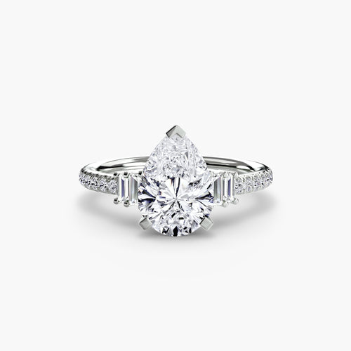 Solitaire with Pavé 4.