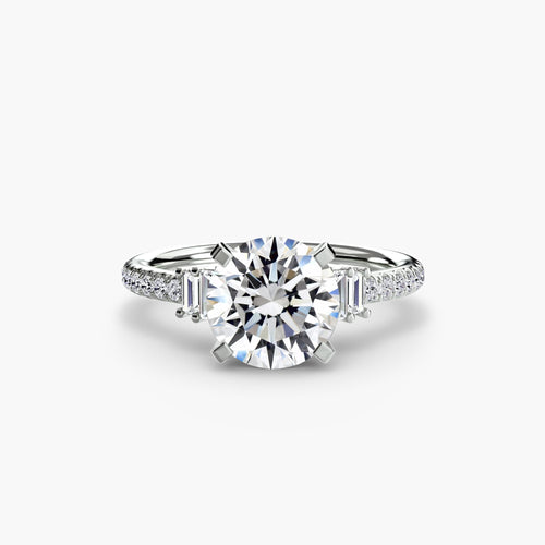 Solitaire with Pavé 4.