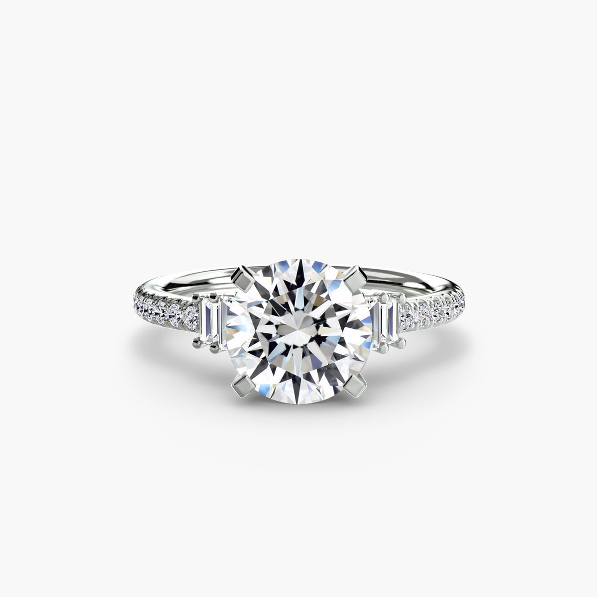 Solitaire with Pavé 4.