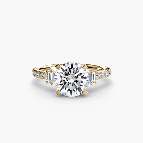 Solitaire with Pavé 4.