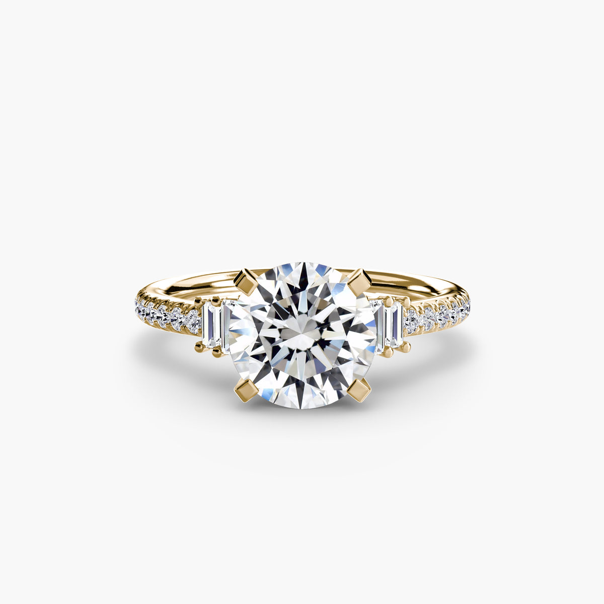 Solitaire with Pavé 4.
