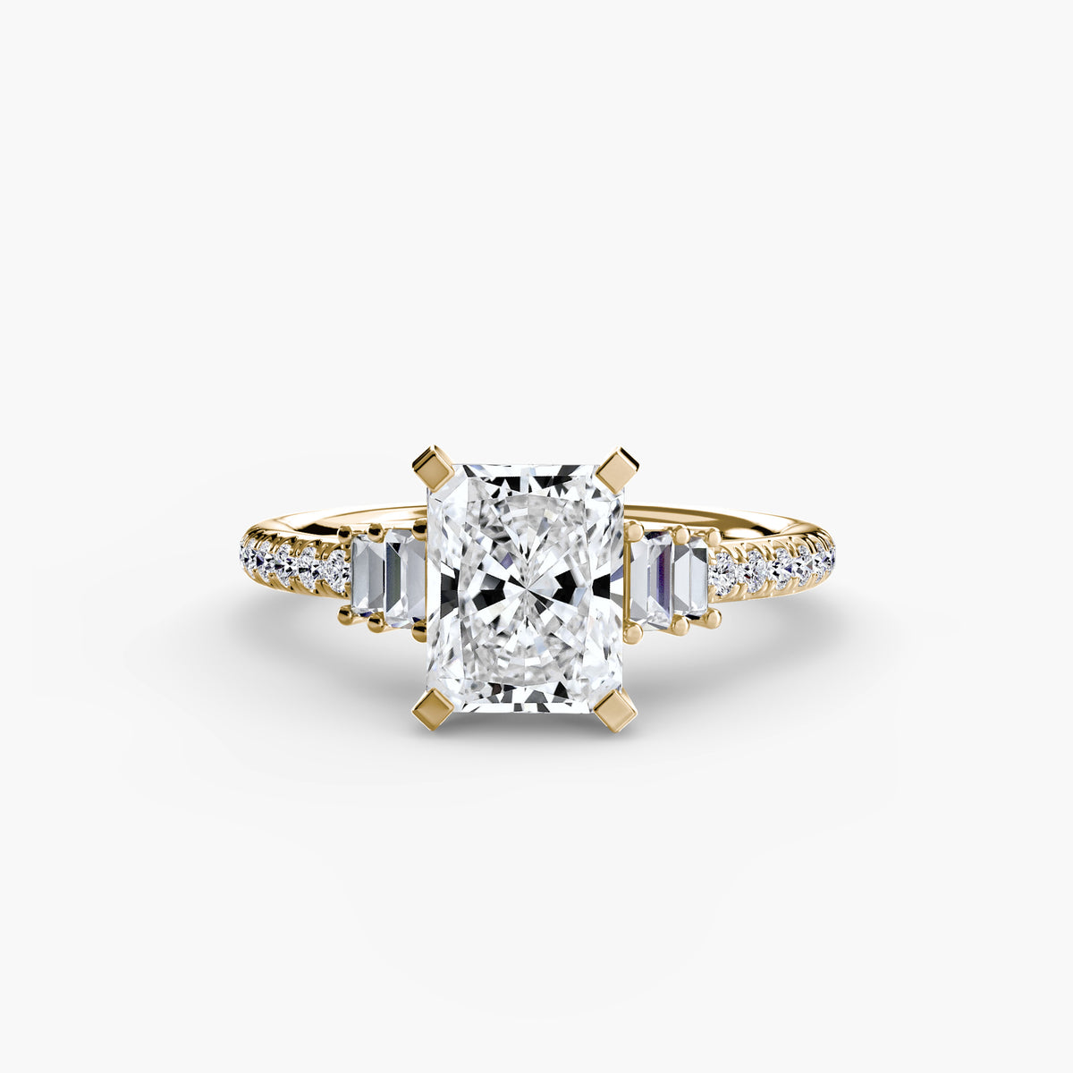 Solitaire with Pavé 4.