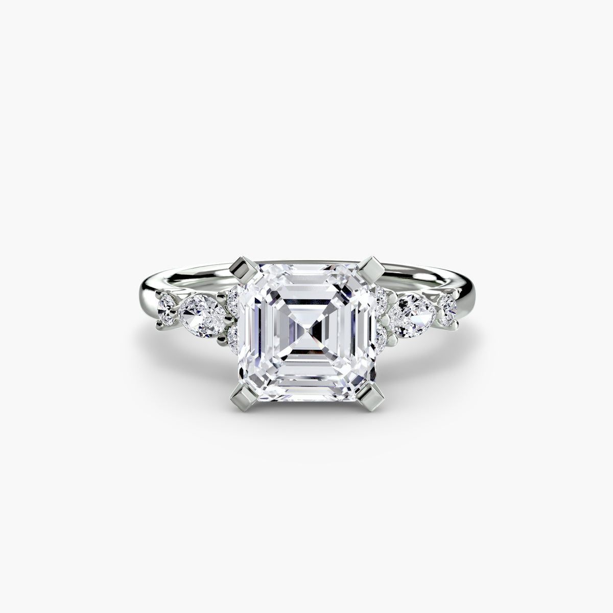 The Floral Accent Solitaire.