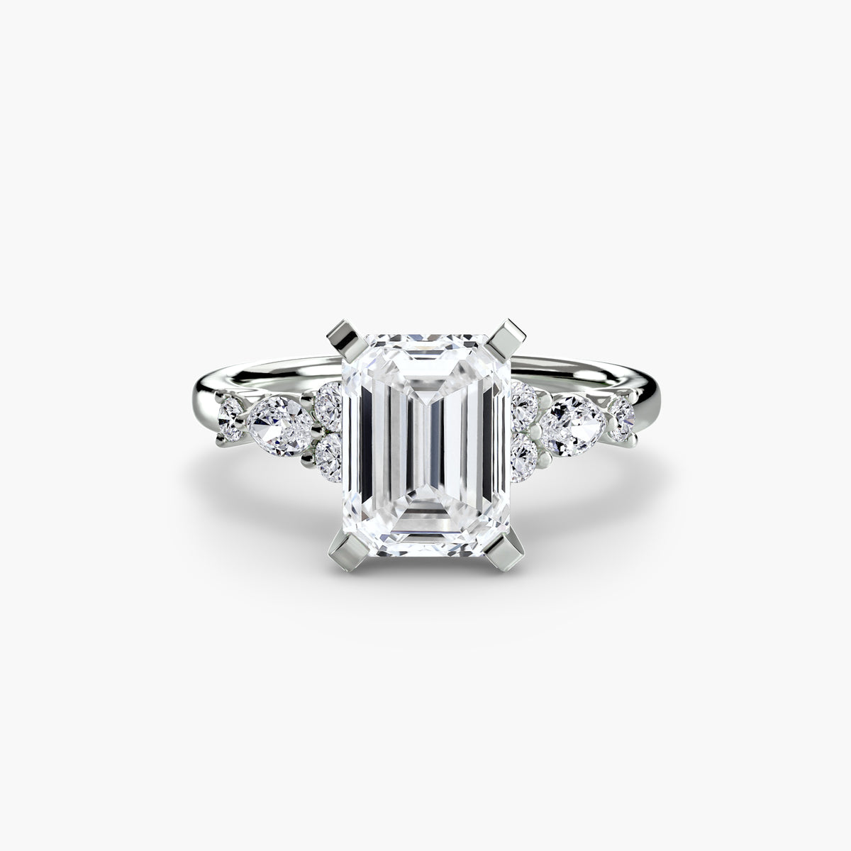 The Floral Accent Solitaire.