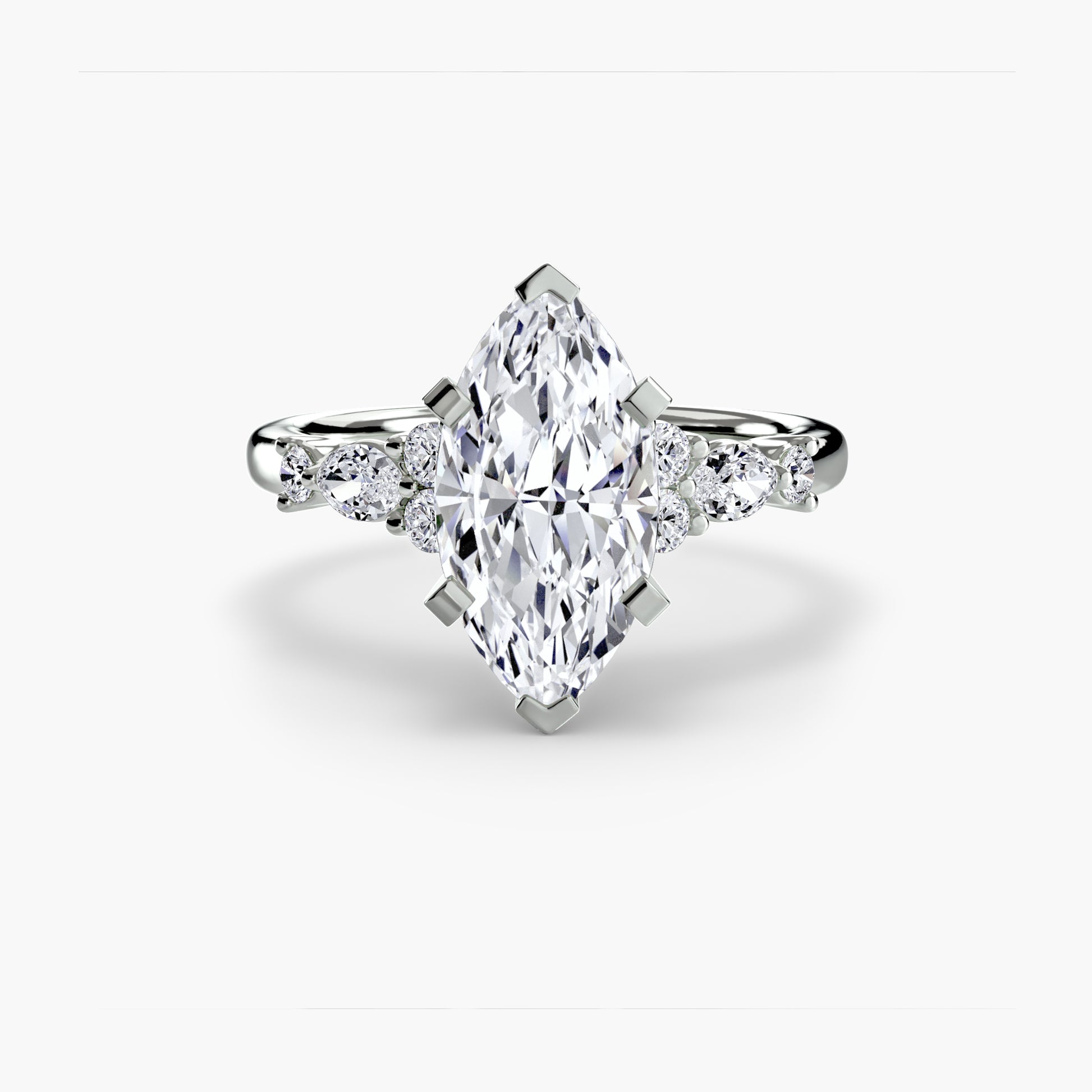 The Floral Accent Solitaire.