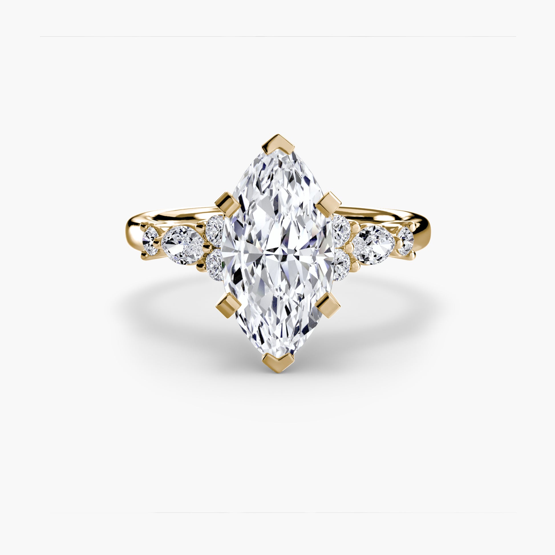 The Floral Accent Solitaire.