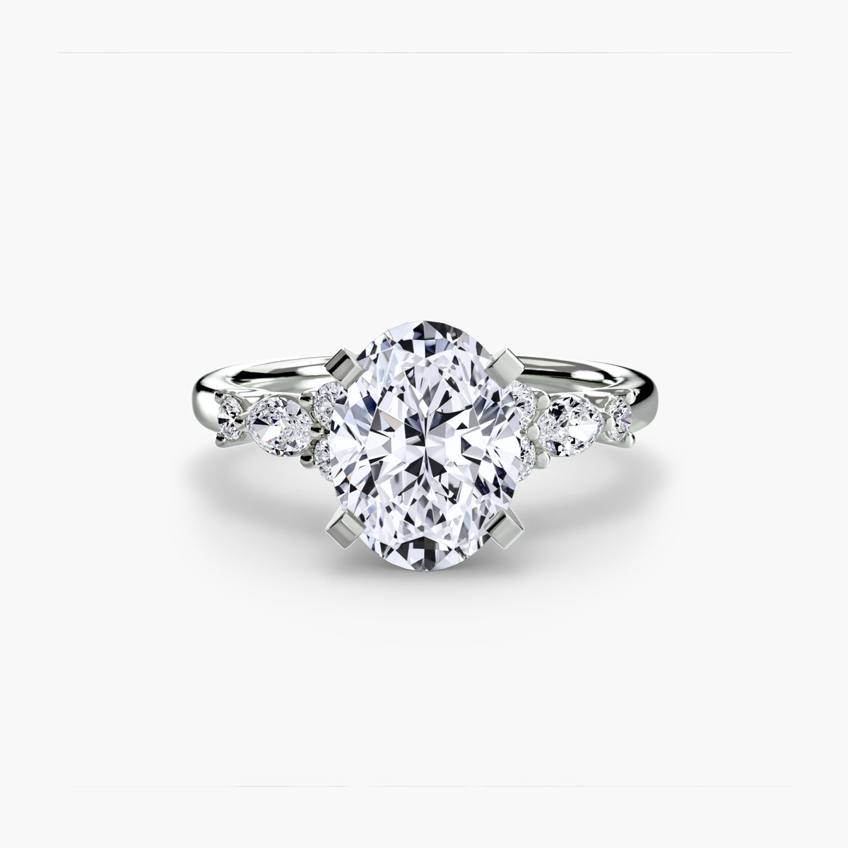 The Floral Accent Solitaire.