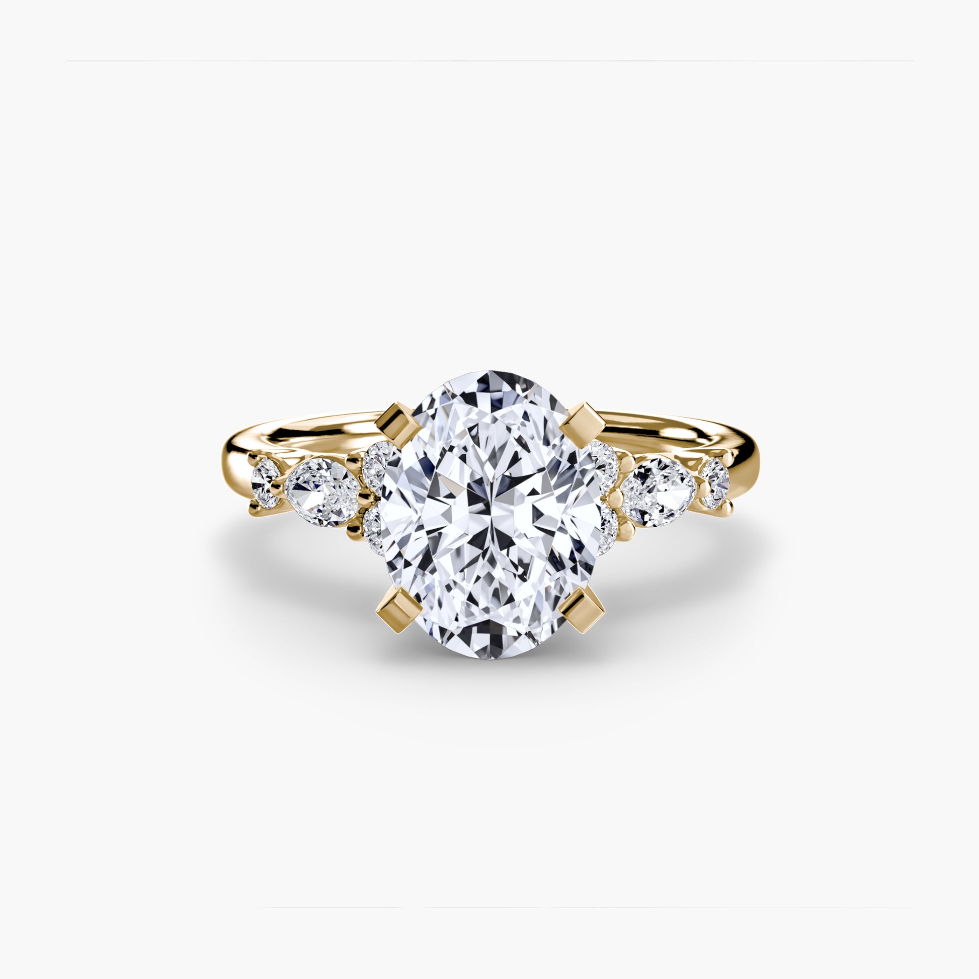 The Floral Accent Solitaire.