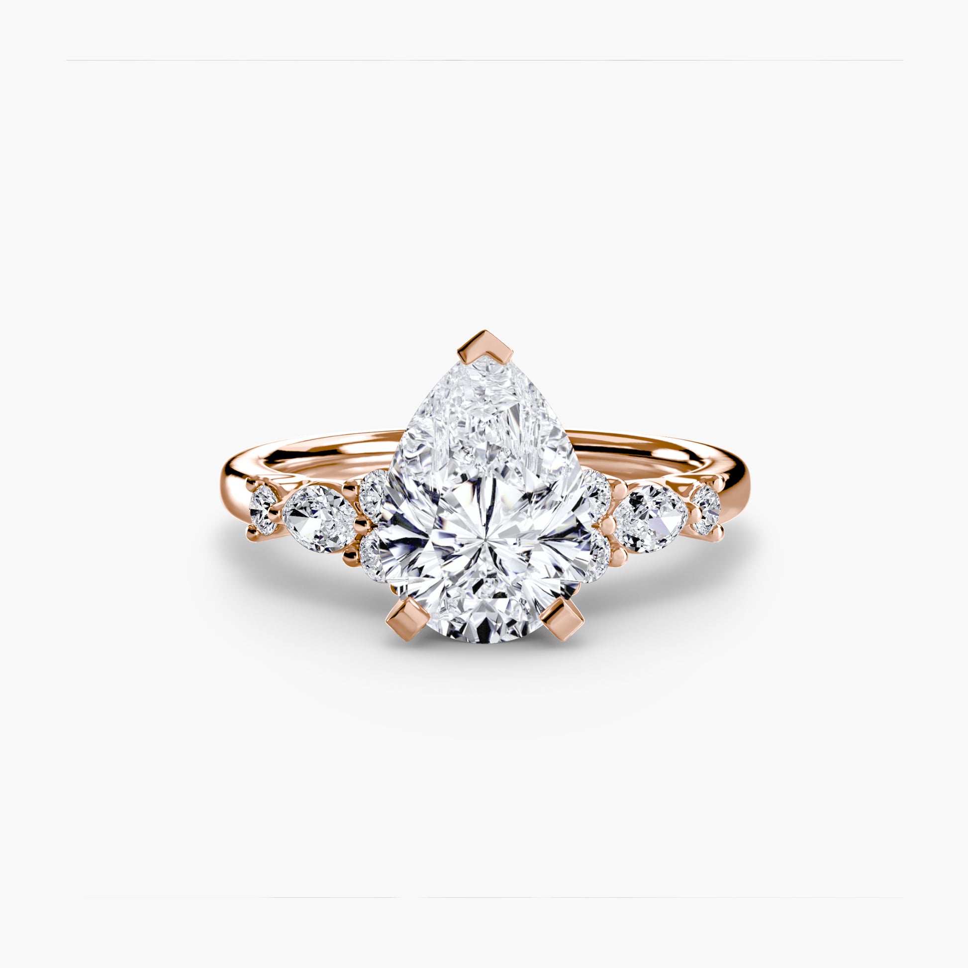 The Floral Accent Solitaire.