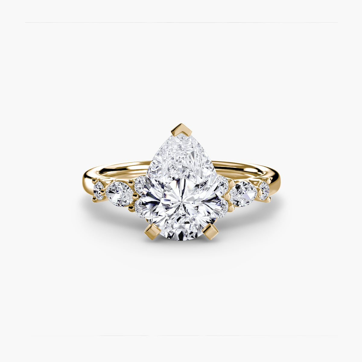 The Floral Accent Solitaire.