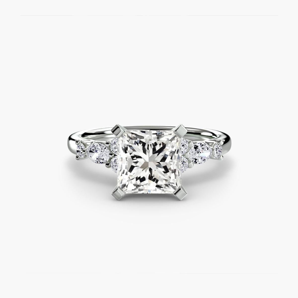 The Floral Accent Solitaire.