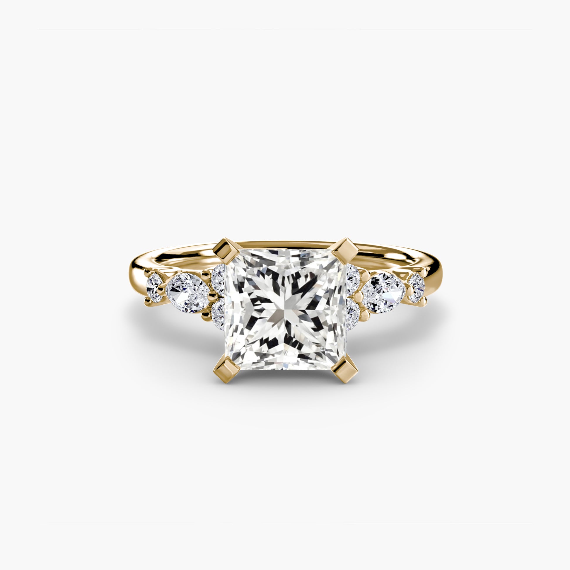 The Floral Accent Solitaire.